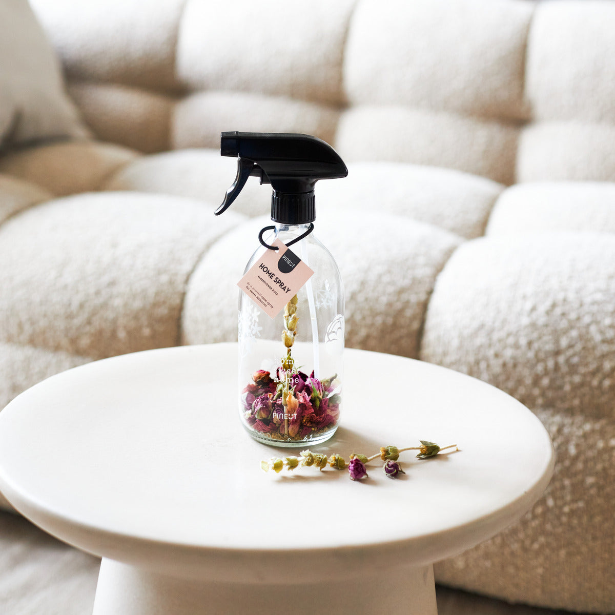 Spray d'ambiance Fleur de sureau & Rose | Bouteille | HomeSpa | Fraîcheur naturelle & bien-être