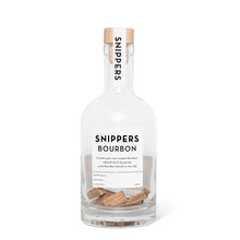 Coffret cadeau Bourbon Snippers | Bouteille 350 ml avec copeaux de fût américain | Infusion maison | Cadeau premium pour amateurs de bourbon