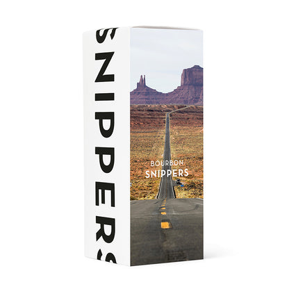Coffret cadeau Bourbon Snippers | Bouteille 350 ml avec copeaux de fût américain | Infusion maison | Cadeau premium pour amateurs de bourbon