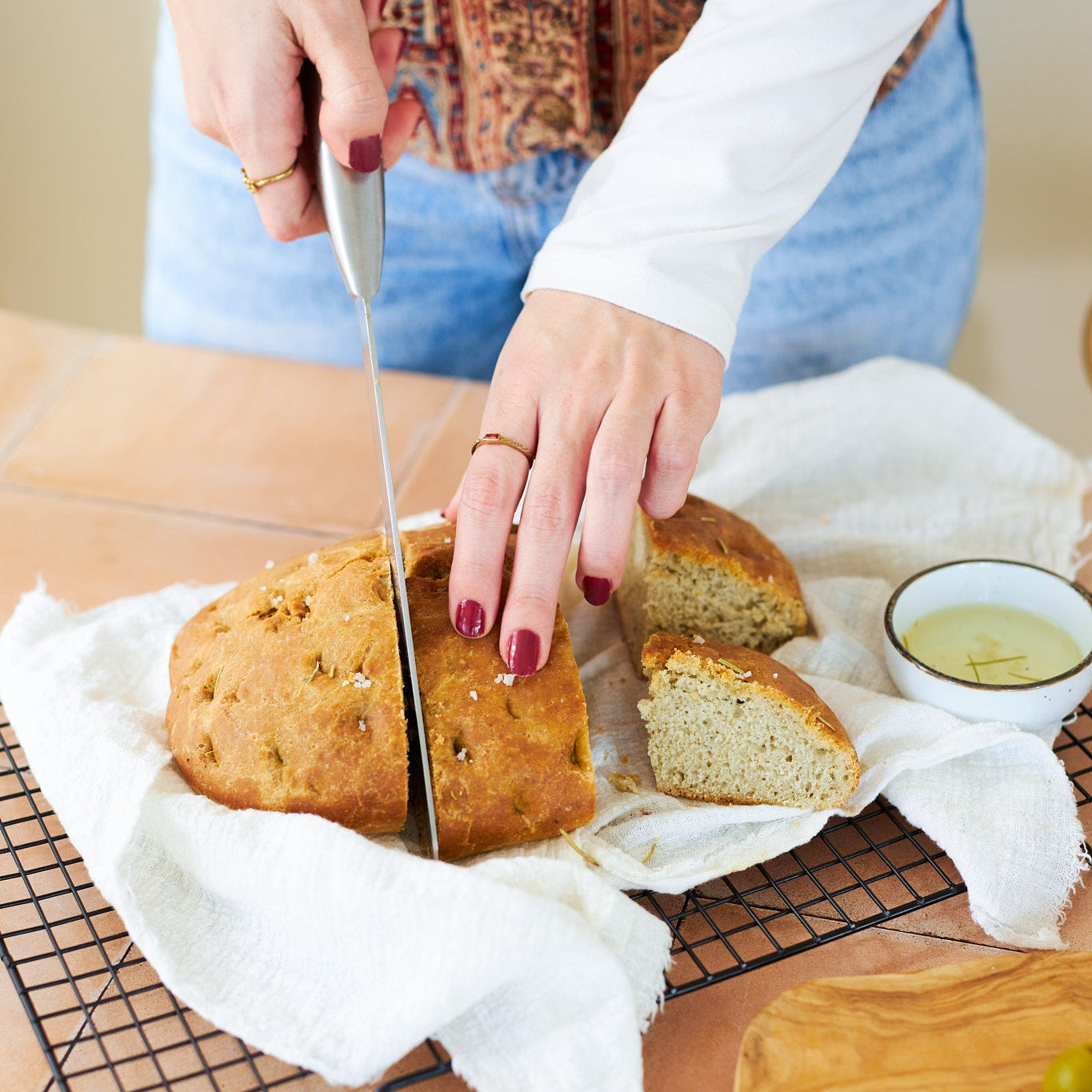 Pineut borrelbrood | zak | Focaccia | Doos met 8 stuks