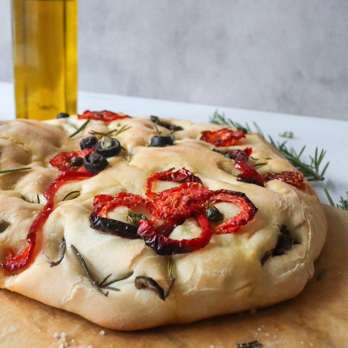 Borrelbrood focaccia feestje | brievenbus cadeau | Doos met 8 stuks