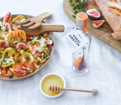 Préparation pour vinaigrette piment & orange | Bouteille cadeau | Recette maison relevée & ensoleillée