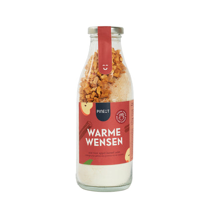 Préparation pour Cake Pomme-Cannelle | Bouteille cadeau | Recette maison conviviale & festive