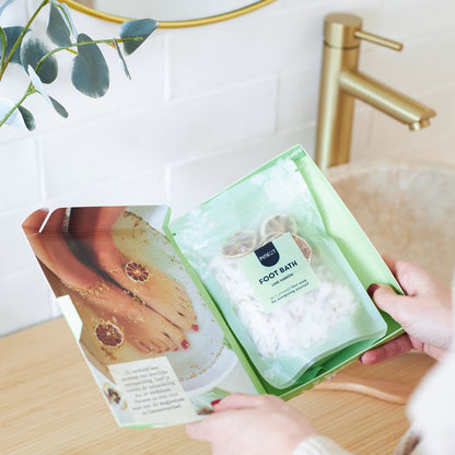 Cadeau boîte aux lettres détente | Kit en sachet bain de pieds Pineut | Idée bien-être & cadeau original
