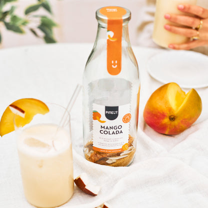 Préparation Mango Colada BIO | Cocktail | Recette maison exotique | Cadeau original et réutilisable