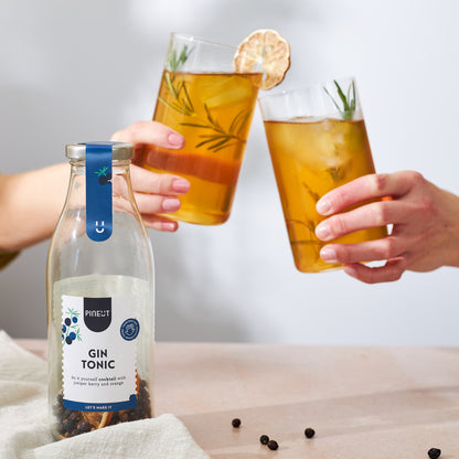 Préparation Gin Tonic | Carafe cocktail | Recette maison raffinée | Idée cadeau élégante