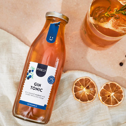 Préparation Gin Tonic | Carafe cocktail | Recette maison raffinée | Idée cadeau élégante