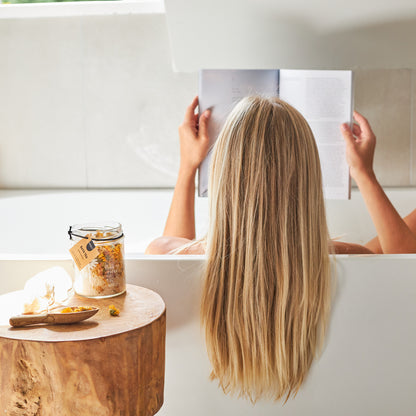 Thé de bain Jasmin & Calendula | Pot | HomeSpa | Rituel apaisant & parfum floral