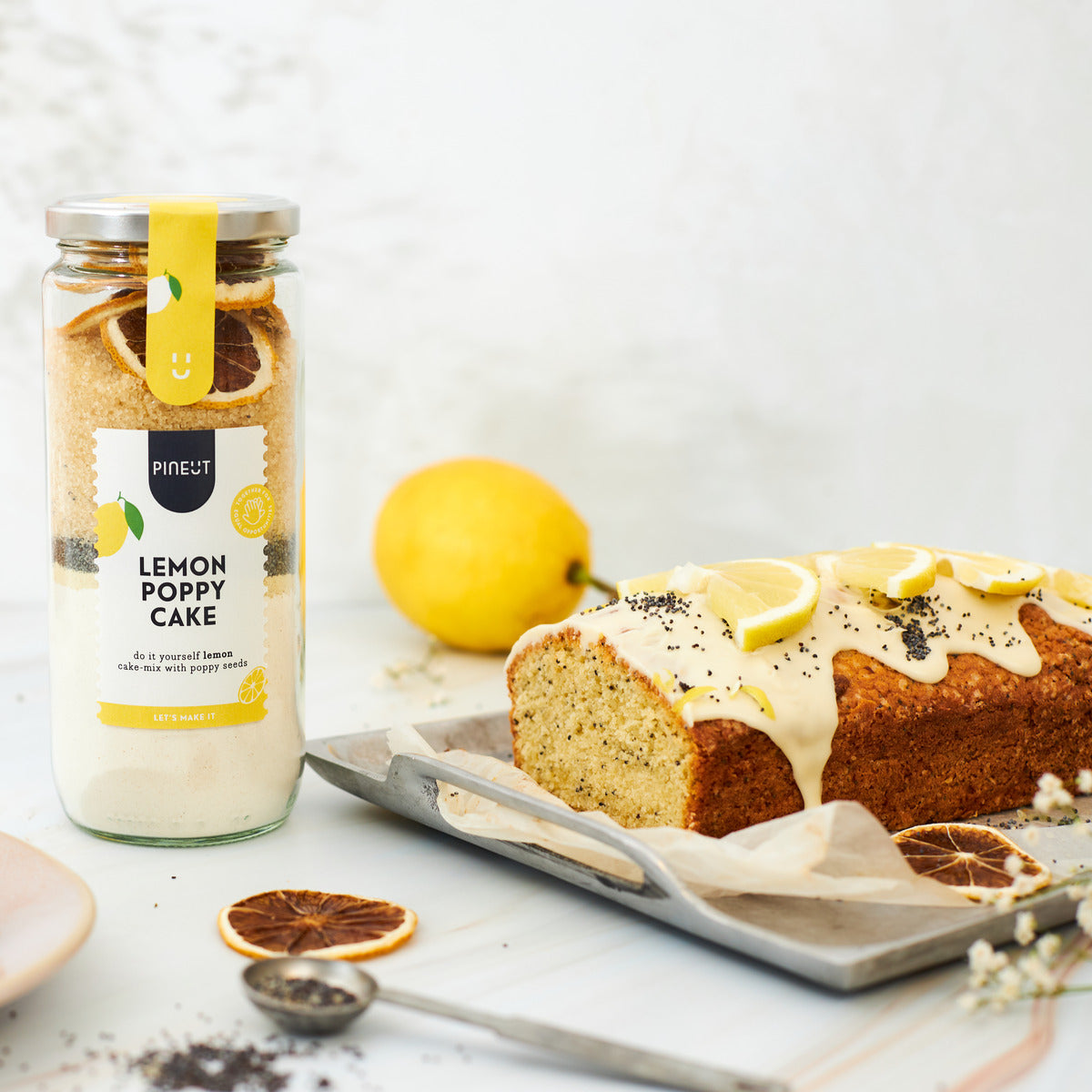 Cake | Pot | Lemon Poppyseed Cake | Citroencake | Doos met 8 stuks