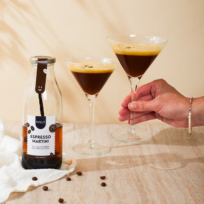Préparation Espresso Martini | Bouteille cocktail | Recette maison facile | Idée cadeau festive