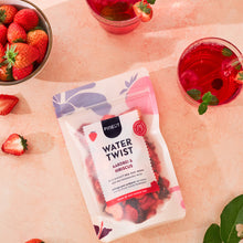 Watertwist Fraise & Hibiscus BIO | Recharge eau fruitée botanique | Sans sucre, 100 % naturel | Boisson rafraîchissante