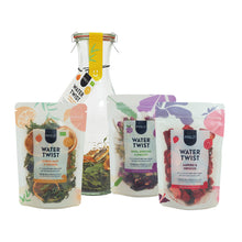 Cadeau Watertwist Botanical | Carafe Weck+ 3 recharges | Eau parfumée, variée et rafraîchissante