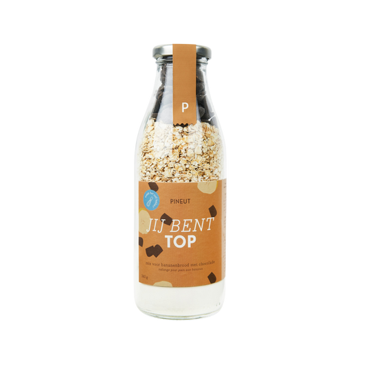 Préparation pour banana bread chocolat | Bouteille cadeau | Recette maison anti-gaspi & gourmande