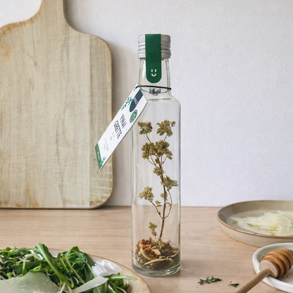 Préparation pour vinaigrette aux herbes italiennes | Bouteille cadeau | Dressing maison parfumé & méditerranéen