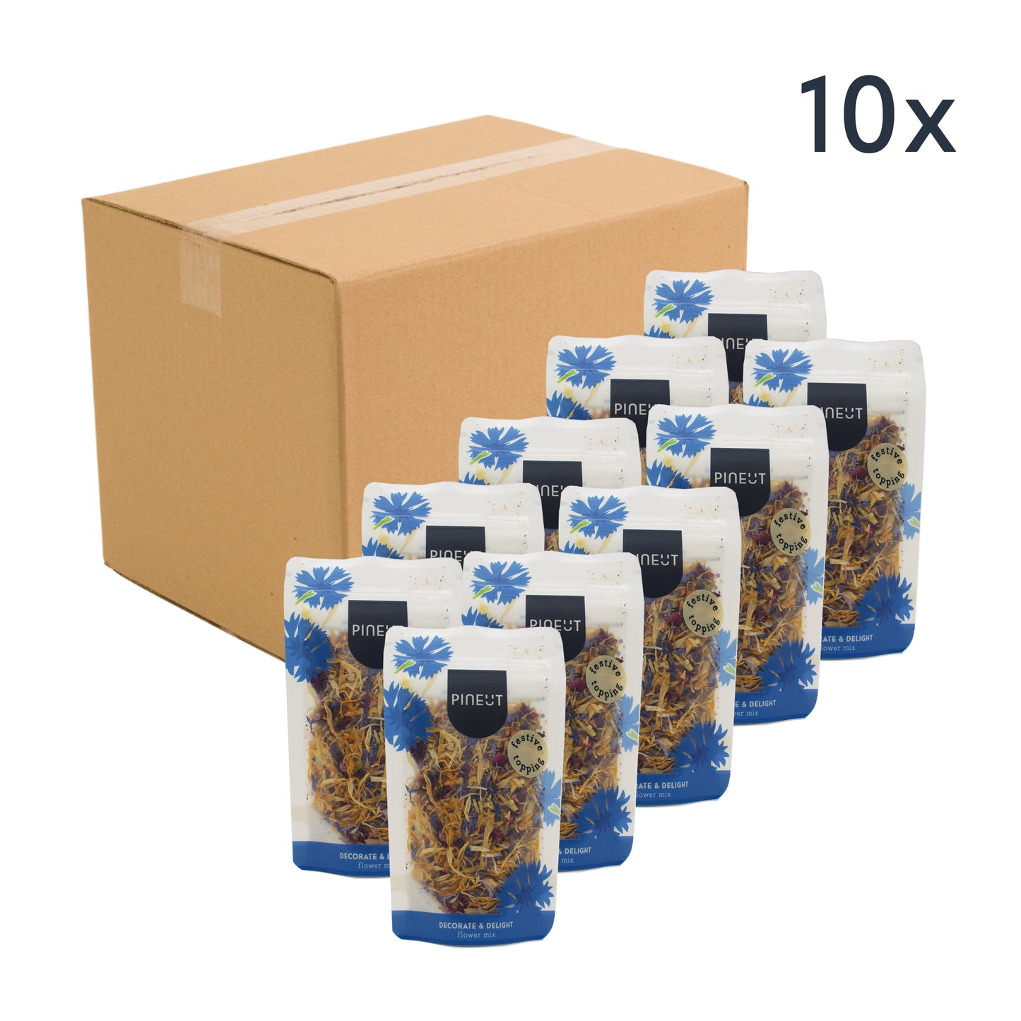 Topping | Flower Power Mix | Doos met 10 stuks
