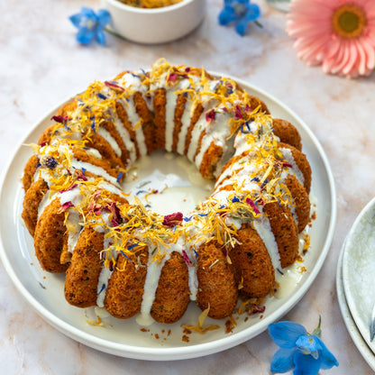 Cake Flower Power coloré | Pot | Préparation maison fleurie & fun | Idée cadeau originale