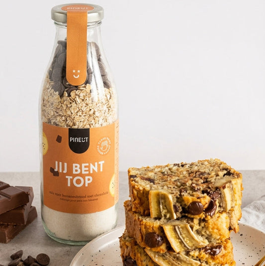 Préparation pour banana bread chocolat | Bouteille cadeau | Recette maison anti-gaspi & gourmande