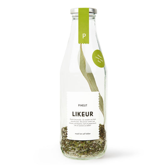 Base pour liqueur Limoncello di Pineut | Carafe | Préparation maison citron vert, eucalyptus, thym & menthe bio
