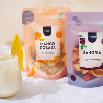 Préparation Mango Colada BIO | Kit cocktail en sachet | Recette maison facile | Idée cadeau rafraîchissante