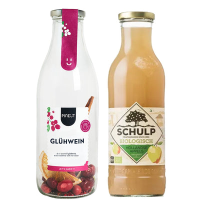 Coffret Hiver douillet | Vin chaud + jus de pomme bio Schulp | Coffret cadeau