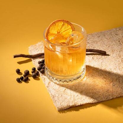 Coffret cadeau Whisky Snippers | Bouteille 350 ml avec copeaux de fût écossais + 2 verres | Transformez votre base en whisky doré | Cadeau premium