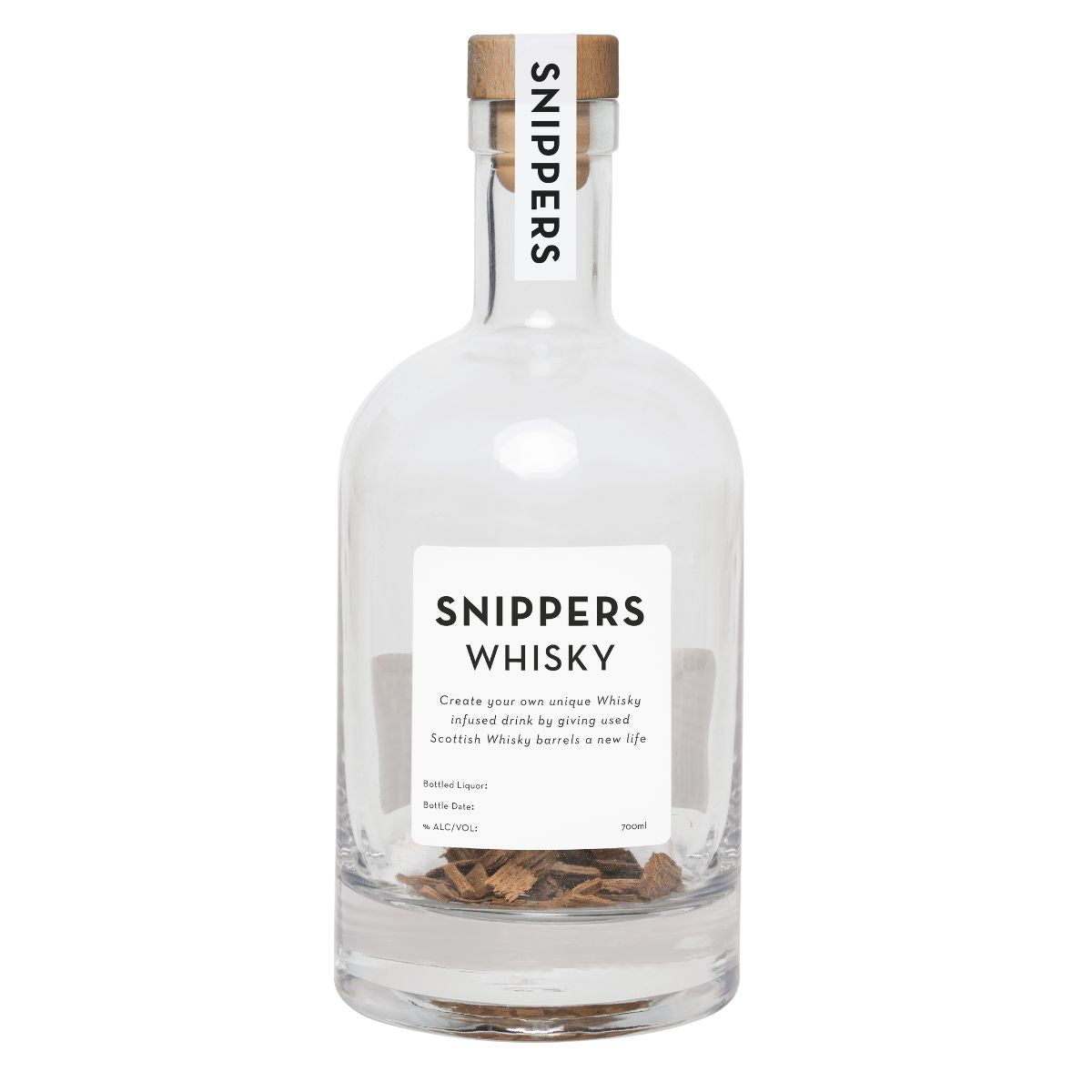 Bouteille Whisky Snippers Grand Edition | 700 ml | Base d’infusion maison avec copeaux de fût écossais