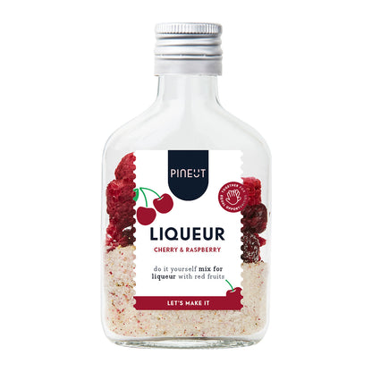Base pour liqueur Cerise & Framboise | flacon | Préparation maison fruitée | Idée cadeau premium