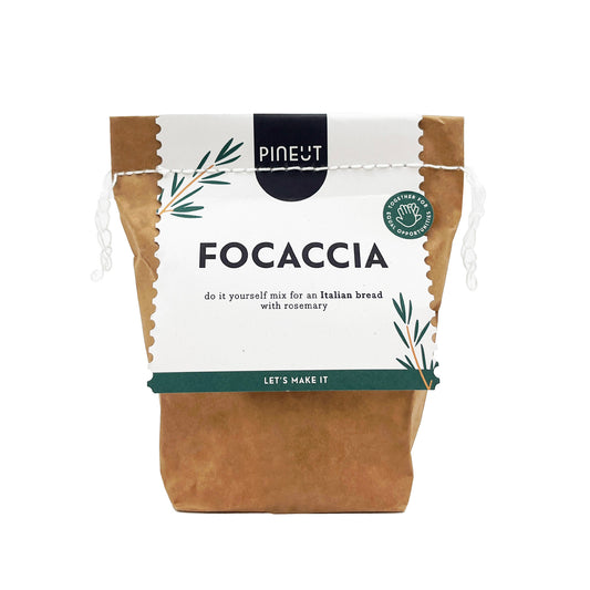 Préparation pour focaccia italienne | Kit en sachet Pineut | Pain apéritif convivial & créatif
