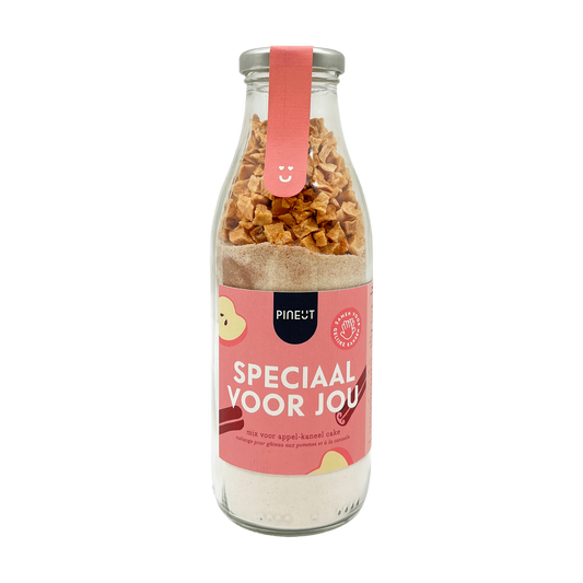 Préparation pour cake pomme-cannelle | Bouteille cadeau | Recette maison simple & gourmande