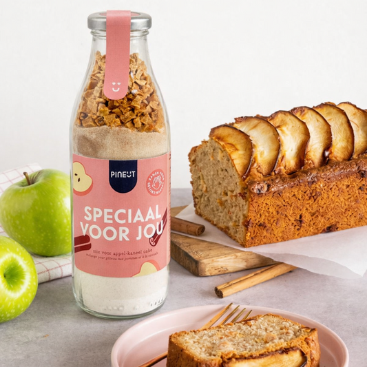 Préparation pour cake pomme-cannelle | Bouteille cadeau | Recette maison simple & gourmande