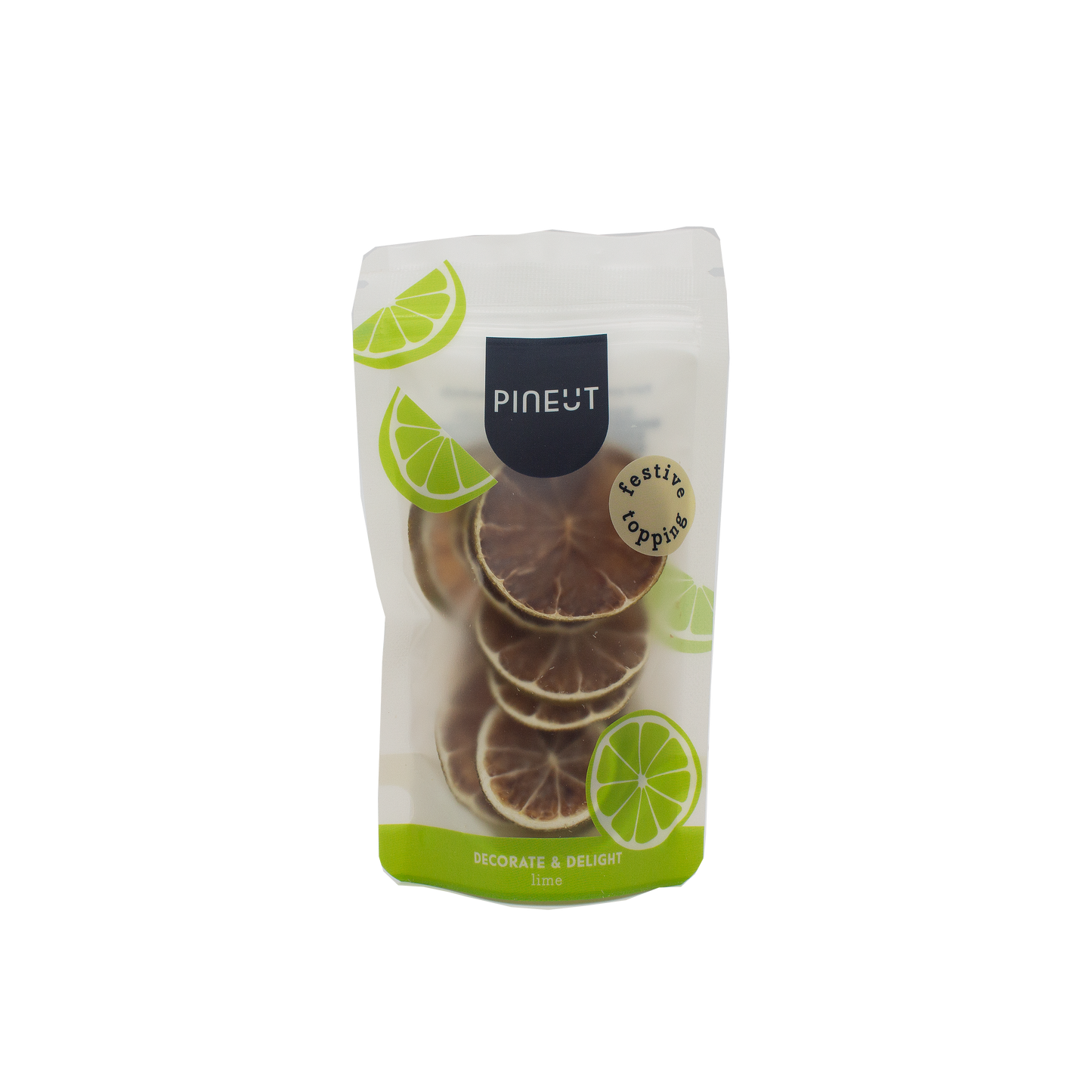 Garniture | Tranches de citron vert séchées | Bio