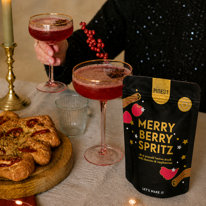Holiday Special | Merry Berry Spritz Mocktail | Pouchbag