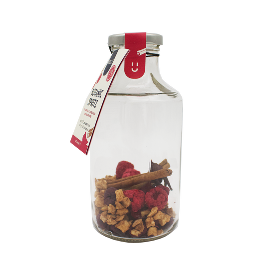 Base pour cocktail Botanic Spritz | Sans alcool BIO | Cerise, cannelle, hibiscus & pomme | Préparation festive