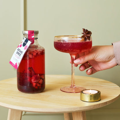 Botanic Spritz | Alcoholvrije BIO Cocktailbasis | Kers, kaneel, hibiscus & appel | Doos met 8 stuks