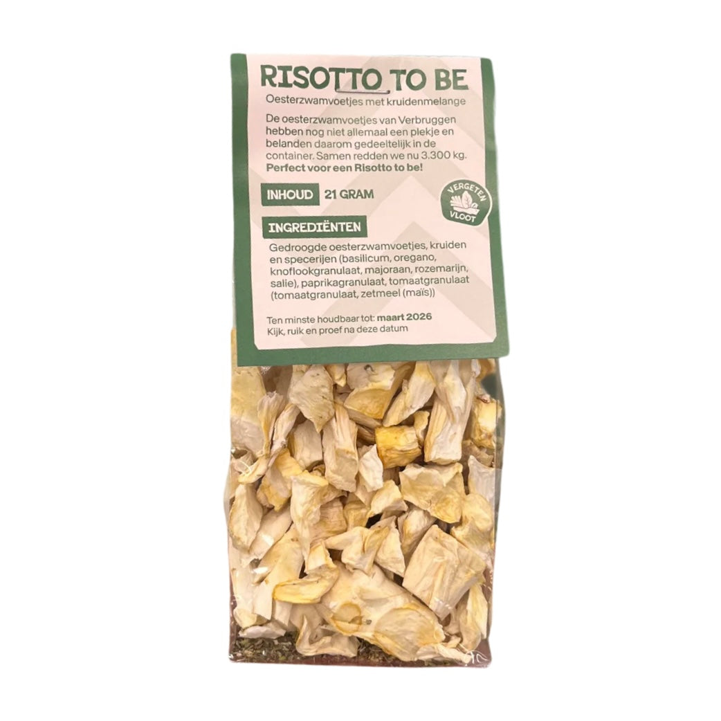 Préparation pour risotto aux pleurotes & herbes | Kit en sachet Pineut x No Waste Army | Recette gourmande & anti-gaspi