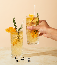 Bas pour gin épicé | Mini bouteille | Boisson d'hiver | Cadeau de Noël