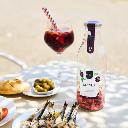 Préparation Sangria BIO | Bouteille cocktail | Recette maison estivale | Idée cadeau festive