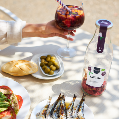 Préparation Sangria BIO | Bouteille cocktail | Recette maison estivale | Idée cadeau festive