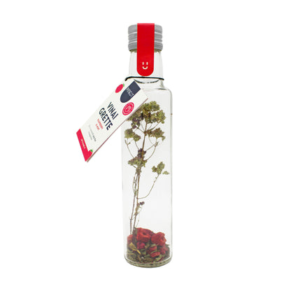 Préparation pour vinaigrette framboise, grenade & menthe | Bouteille cadeau | Dressing fruité & raffiné