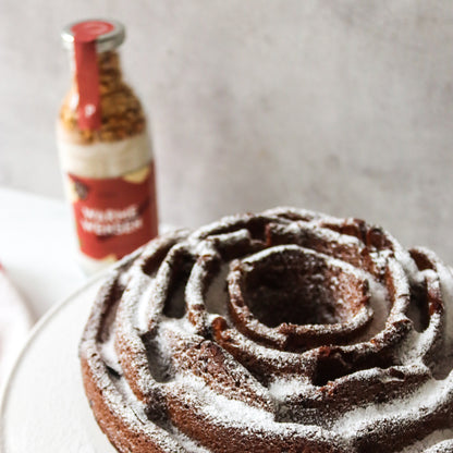 Préparation pour Cake Pomme-Cannelle | Bouteille cadeau | Recette maison conviviale & festive