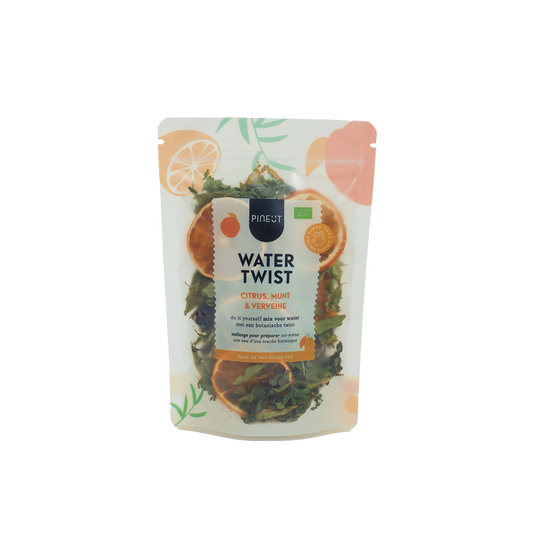 Watertwist Agrumes, Menthe & Verveine BIO | Recharge eau fruitée botanique | Sans sucre, 100 % naturel