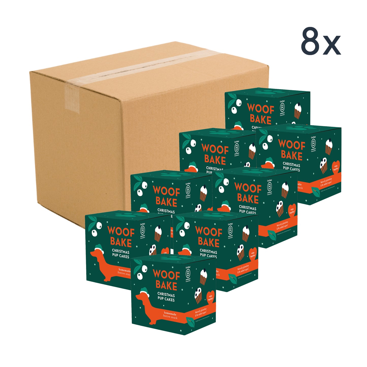 Coffret cadeau Woofbake Pupcake 