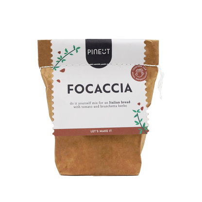 Focaccia | sac | Bruschetta aux tomates