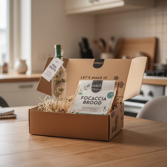 Coffret apéro italien | Préparation focaccia & vinaigrette | Cadeau gourmand original