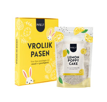 Cadeau boîte aux lettres Pâques | Kit en sachet Lemon Poppy Cake Pineut | Coffret gourmand original à envoyer
