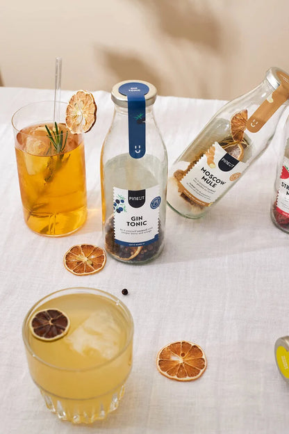 Préparation Gin Tonic | Carafe cocktail | Recette maison raffinée | Idée cadeau élégante