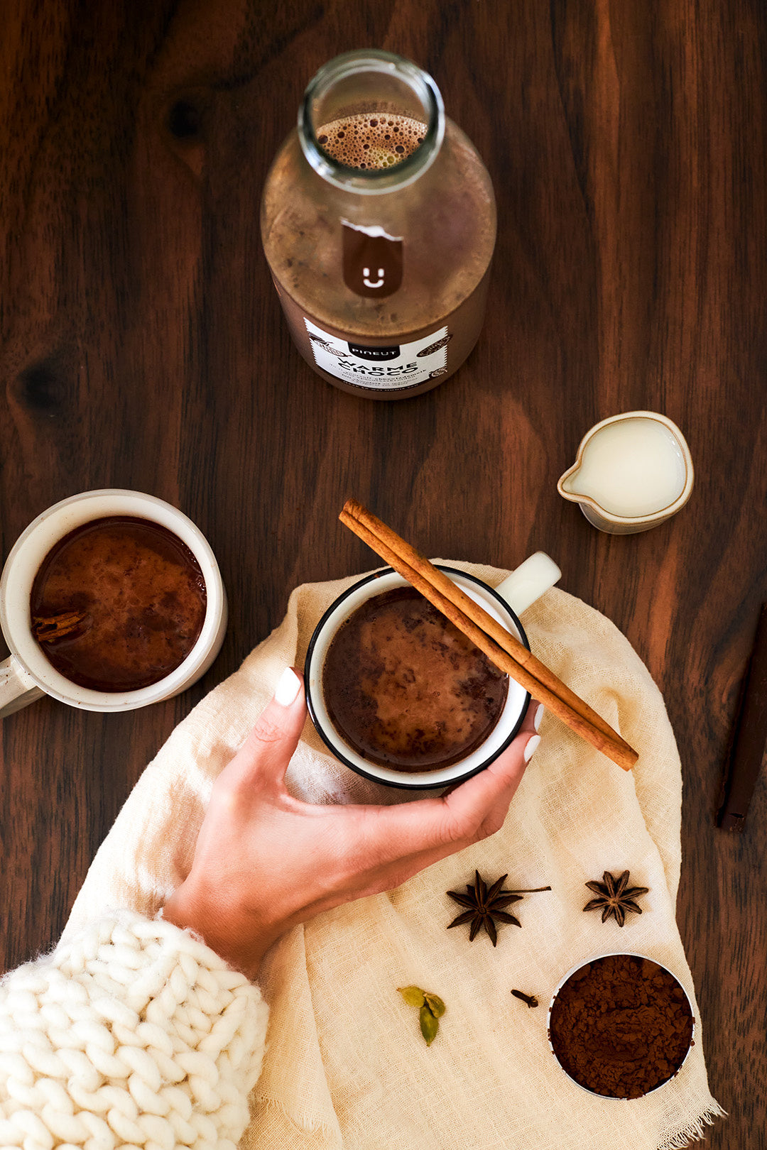 Zelf warme chocolademelk maken