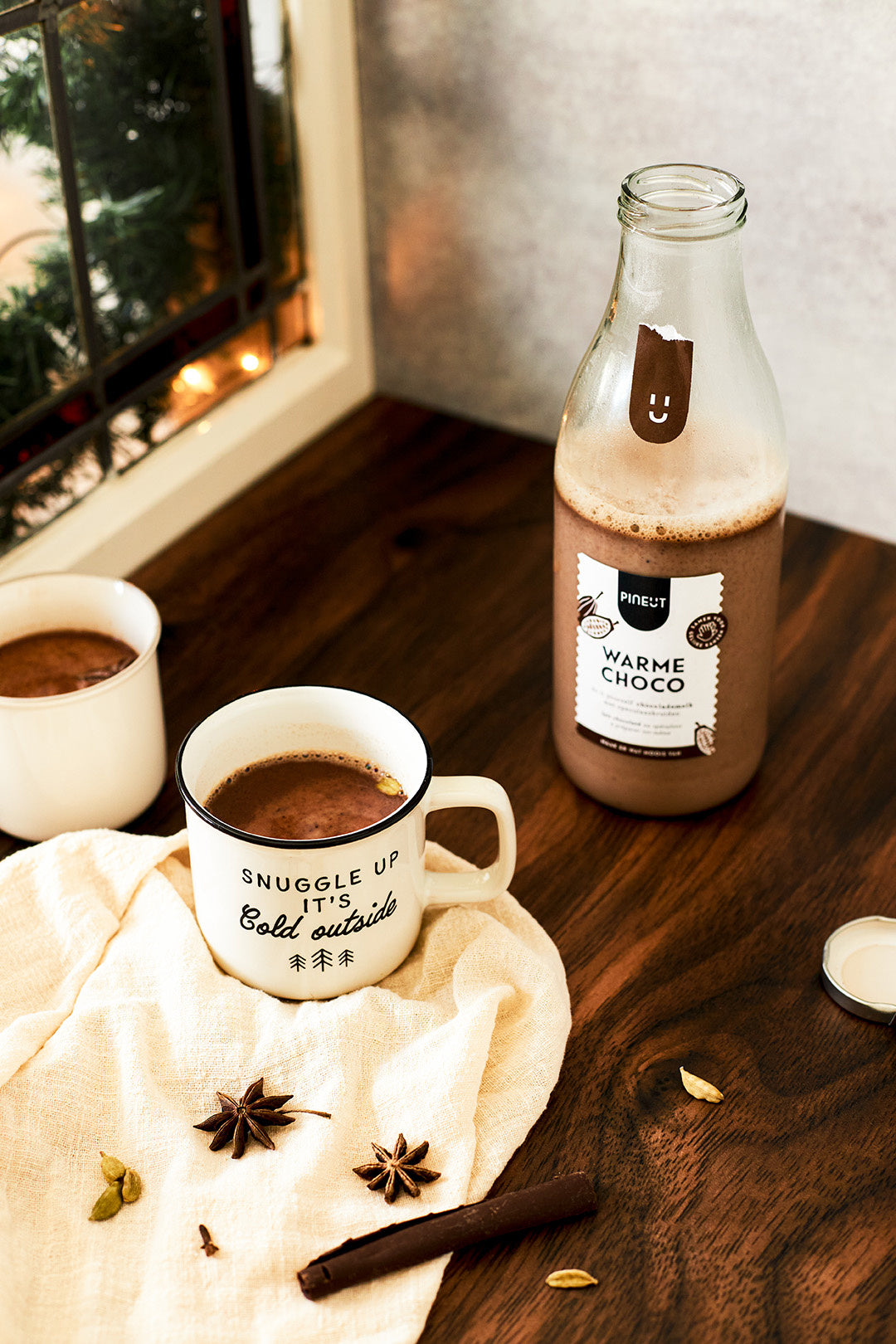 Warme chocolademelk