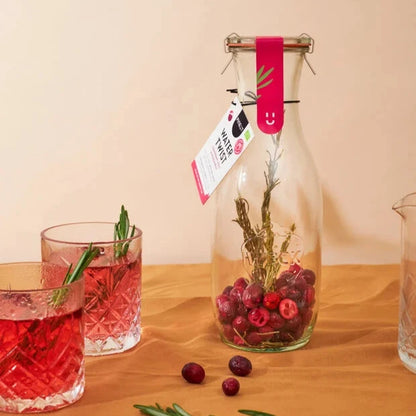 Coffret cadeau Watertwist | Carafe en verre + 2 recharges | 3 saveurs fruitées et rafraîchissantes