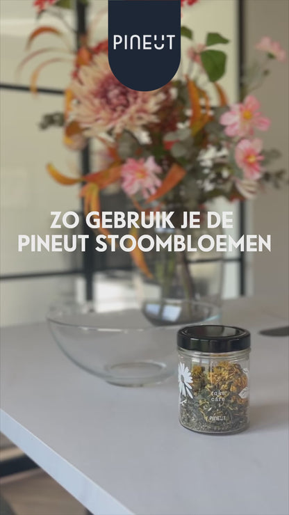 Facial Steam Rose & Hibiscus | Pot | HomeSpa | Rituel vapeur visage naturel & purifiant